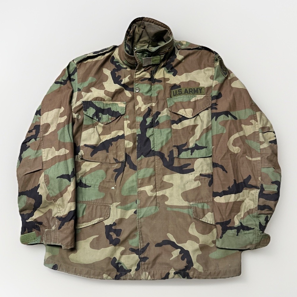 US ARMY Coat Cold Weather M-65 BDU Field Camouflage Pattern Medium regular